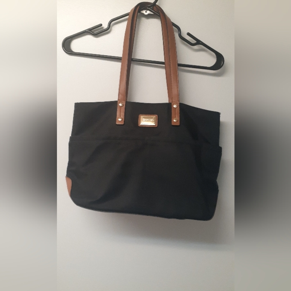 Calvin Klein black/brown tote bag